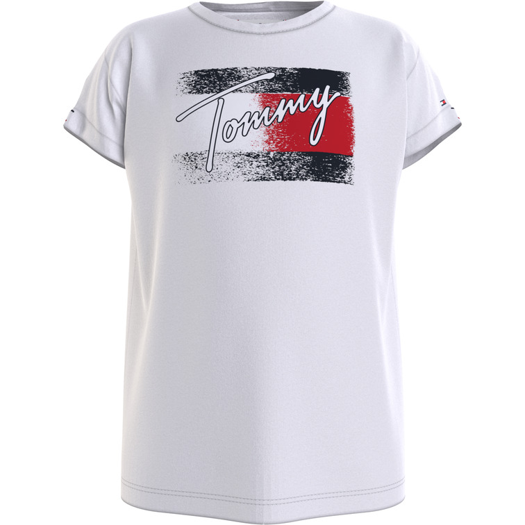 CAMISETA NIÑA  TH FLAG PRINT TEE S/S