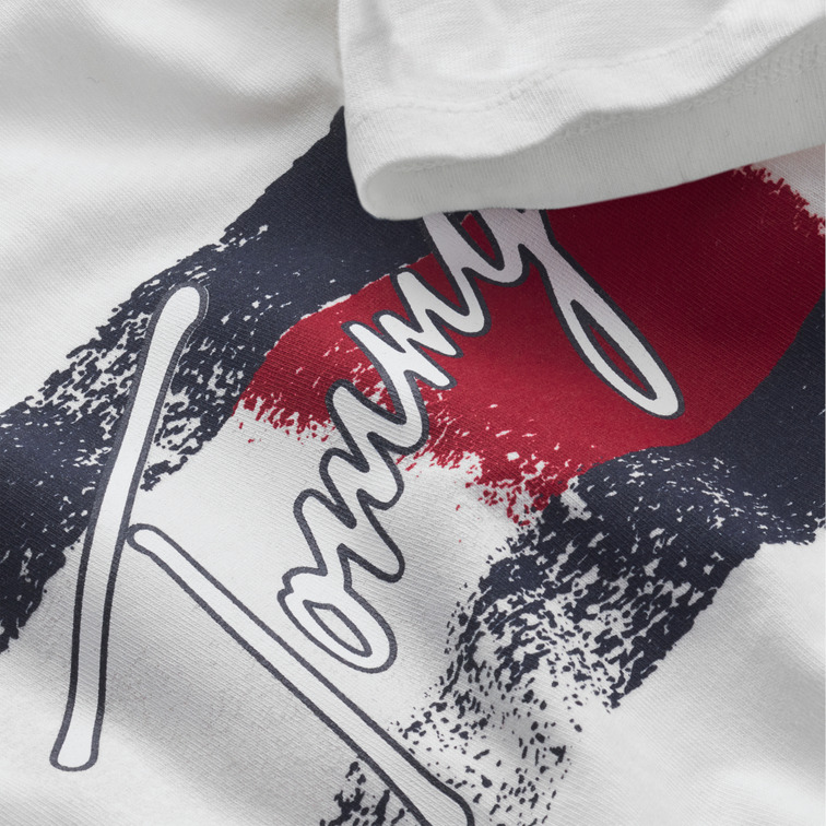 CAMISETA NIÑA  TH FLAG PRINT TEE S/S