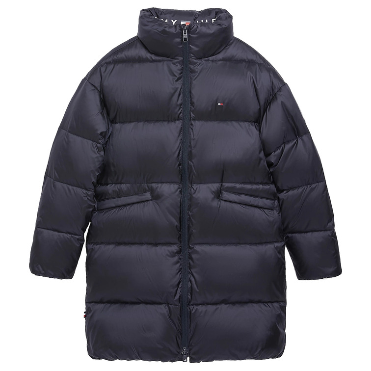CAZADORA LARGA ACOLCHADA BRILLANTE NIÑA TOMMY HILFIGER 