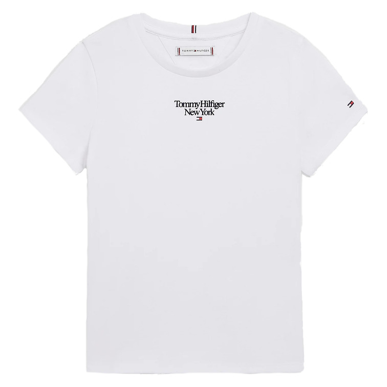 CAMISETA EN ALGODÓN ORGÁNICO CON LOGO NIÑA TOMMY HILFIGER