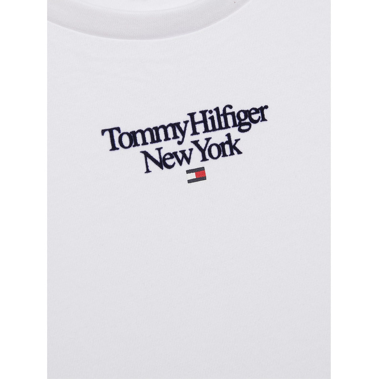CAMISETA EN ALGODÓN ORGÁNICO CON LOGO NIÑA TOMMY HILFIGER