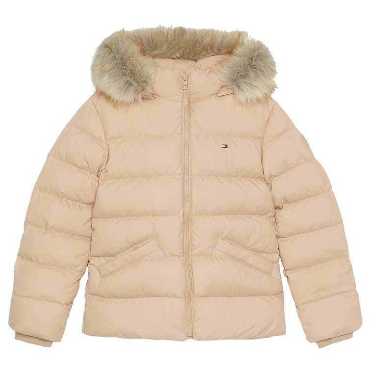 CAZADORA ACOLCHADA CON CAPUCHA NIÑA TOMMY HILFIGER ESSENTIAL