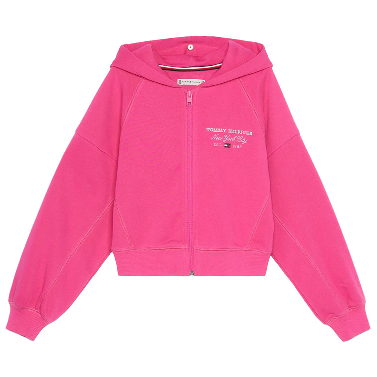 SUDADERA CON CAPUCHA Y LOGO TRASERO NIÑA TOMMY HILFIGER