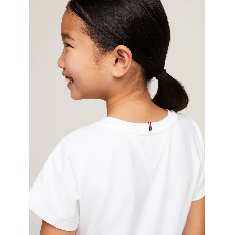 VESTIDO GLOBAL STRIPE DE CORTE AMPLIO NIÑA TOMMY HILFIGER
