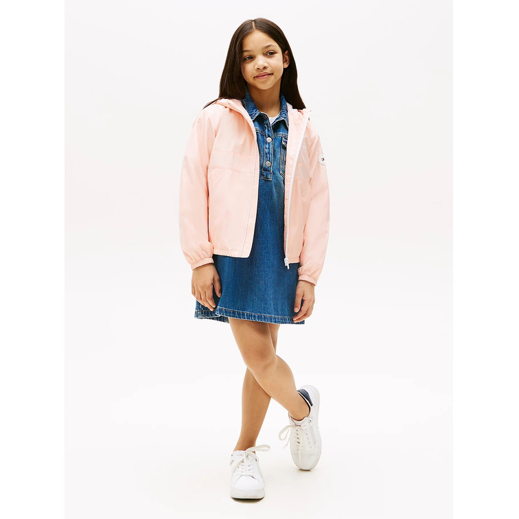 CORTAVIENTOS NIÑA TOMMY HILFIGER CON CAPUCHA