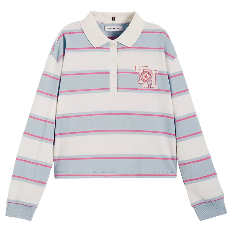NIÑA STRIPE POLO LS C1O