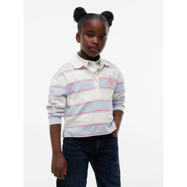 NIÑA STRIPE POLO LS C1O