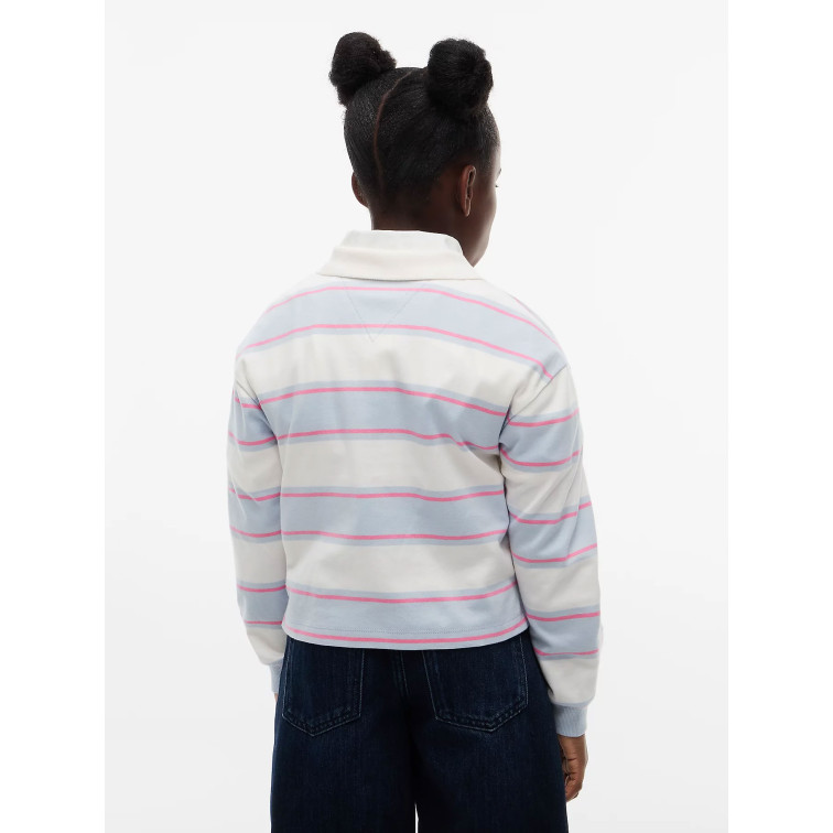 NIÑA STRIPE POLO LS C1O