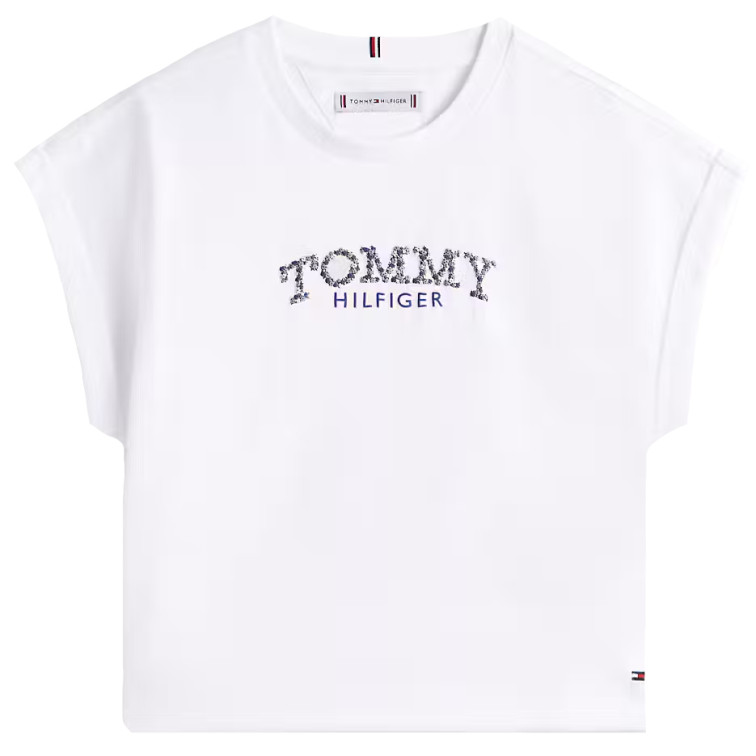 NIÑA TOMMY PUFF FLOWER TEE SS YBR