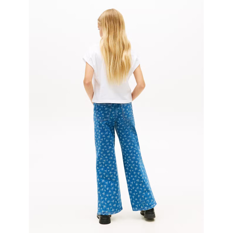 NIÑA TOMMY PUFF FLOWER TEE SS YBR