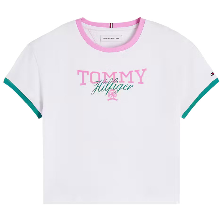 NIÑA TOMMY CREST TEE SS YBR
