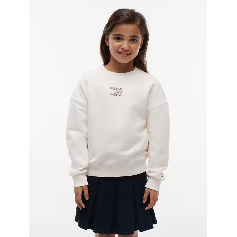 NIÑA TOMMY RHINESTONE CREW NECK YBH