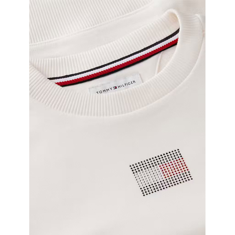 NIÑA TOMMY RHINESTONE CREW NECK YBH
