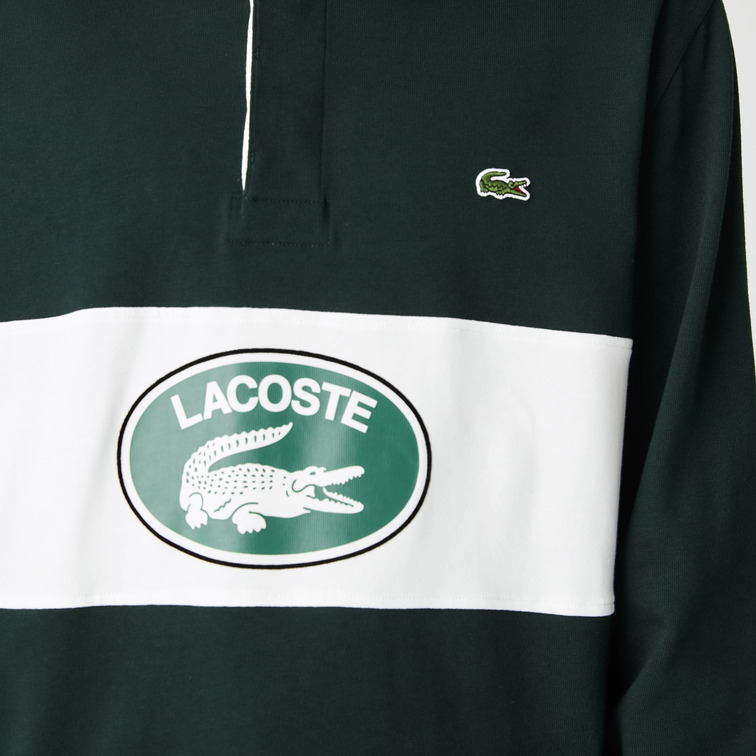 POLO DE MANGA LARGA ESTILO RUGBY HOMBRE LACOSTE