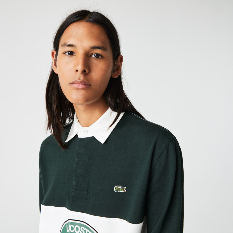 POLO DE MANGA LARGA ESTILO RUGBY HOMBRE LACOSTE