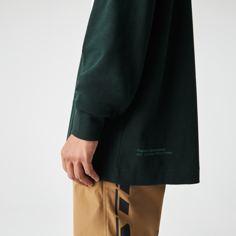 POLO DE MANGA LARGA ESTILO RUGBY HOMBRE LACOSTE