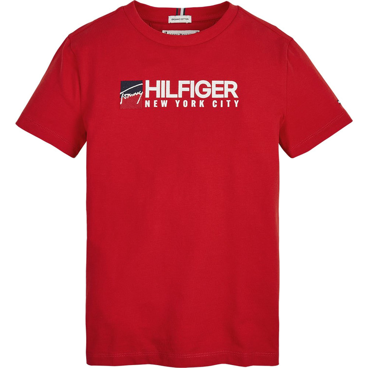 CAMISETA INFANTIL EN ALGODÓN ORGÁNICO TOMMY HILFIGER