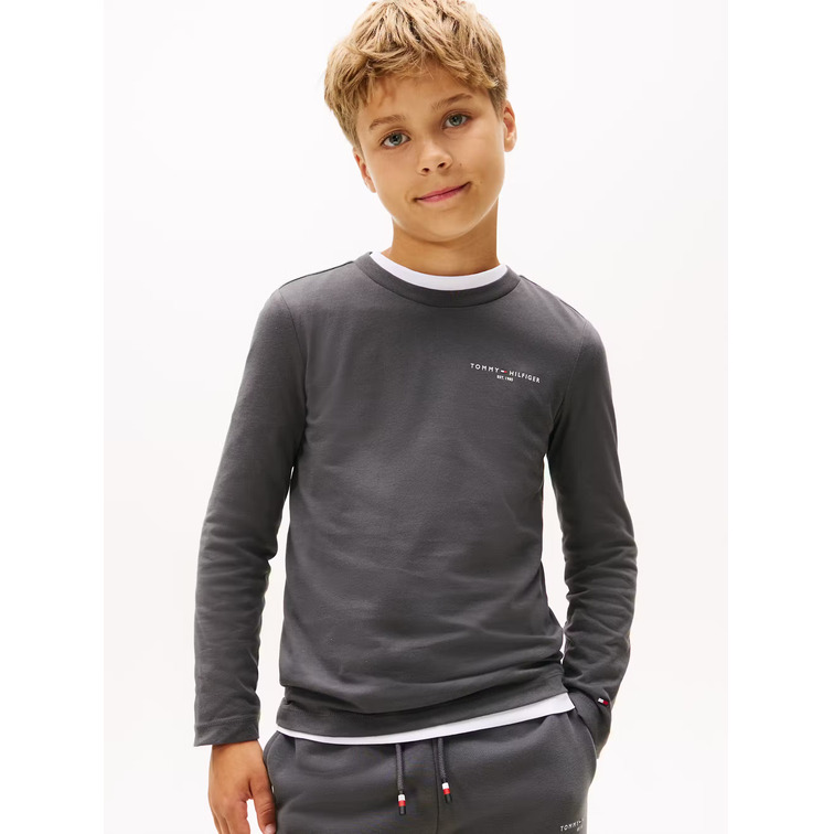 CAMISETA INFANTIL TOMMY HILFIGER MANGA LARGA CON LOGO