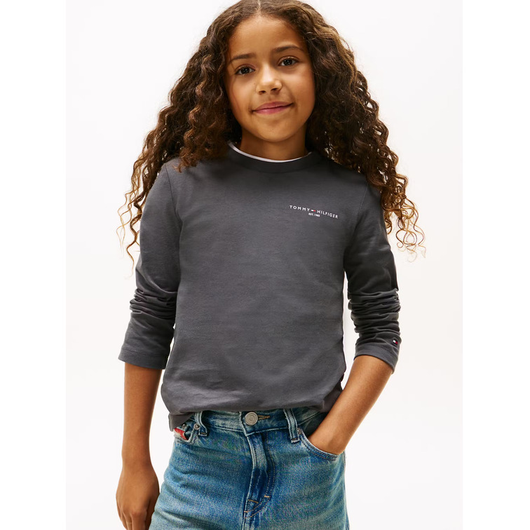 CAMISETA INFANTIL TOMMY HILFIGER MANGA LARGA CON LOGO