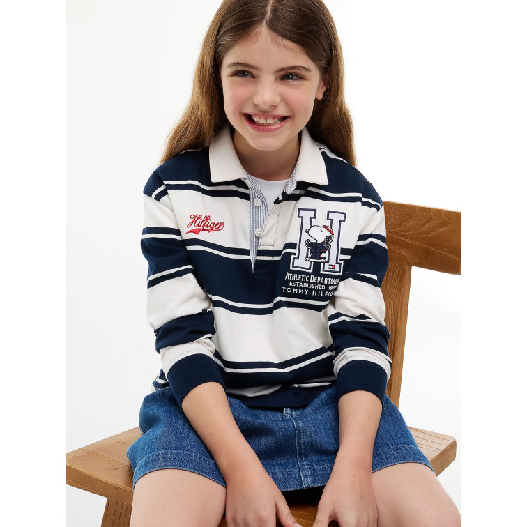 UNISEX PEANUTS RUGBY POLO LS 0BA