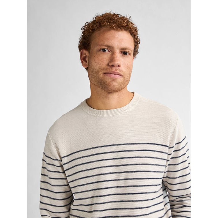 JERSEY HOMBRE  PETROL INDUSTRIES MEN KNITWEAR ROUND NECK BASIC