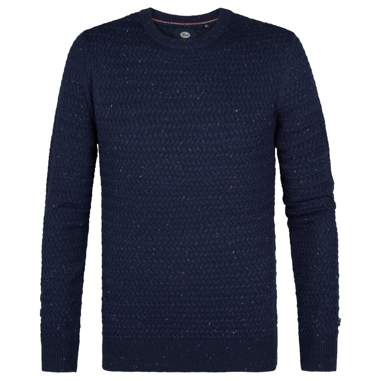 JERSEY HOMBRE  PETROL INDUSTRIES MEN KNITWEAR ROUND NECK BASIC
