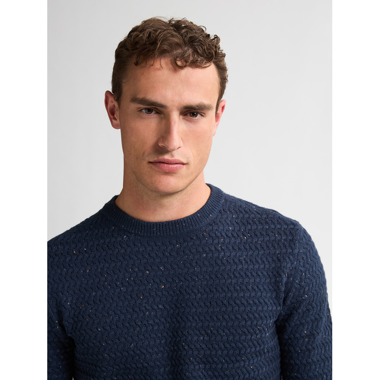 JERSEY HOMBRE  PETROL INDUSTRIES MEN KNITWEAR ROUND NECK BASIC