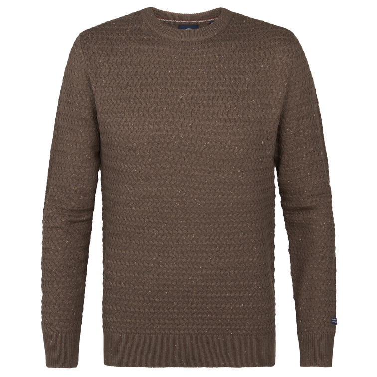 JERSEY HOMBRE  PETROL INDUSTRIES MEN KNITWEAR ROUND NECK BASIC