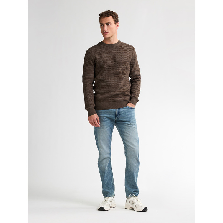 JERSEY HOMBRE  PETROL INDUSTRIES MEN KNITWEAR ROUND NECK BASIC