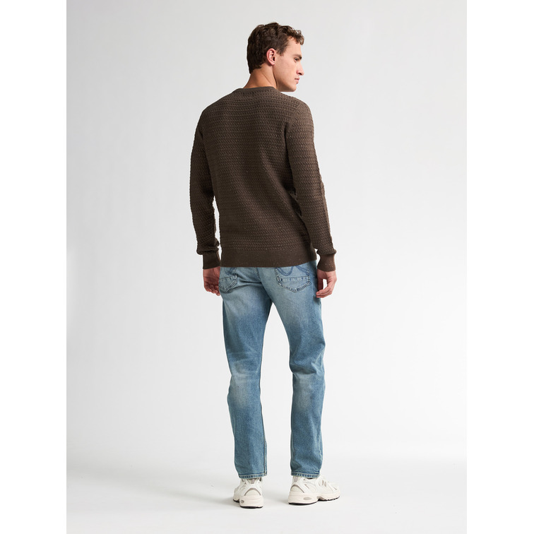 JERSEY HOMBRE  PETROL INDUSTRIES MEN KNITWEAR ROUND NECK BASIC