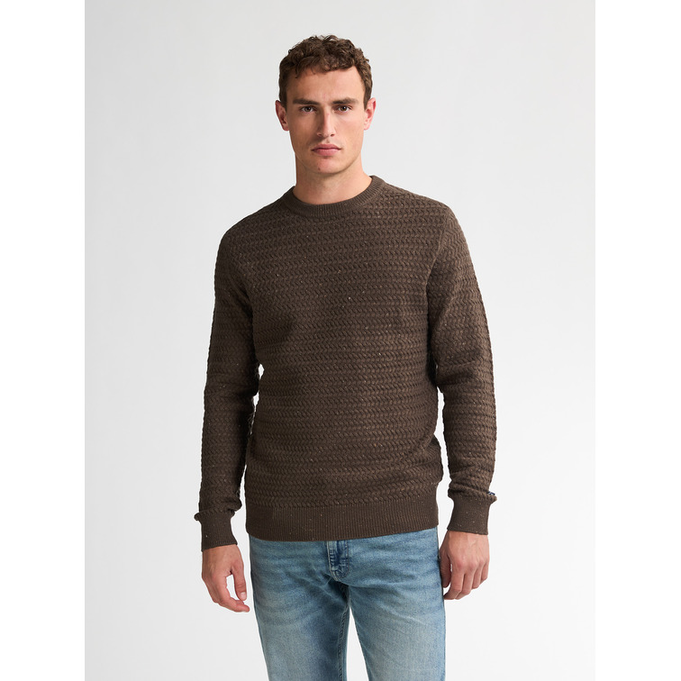 JERSEY HOMBRE  PETROL INDUSTRIES MEN KNITWEAR ROUND NECK BASIC