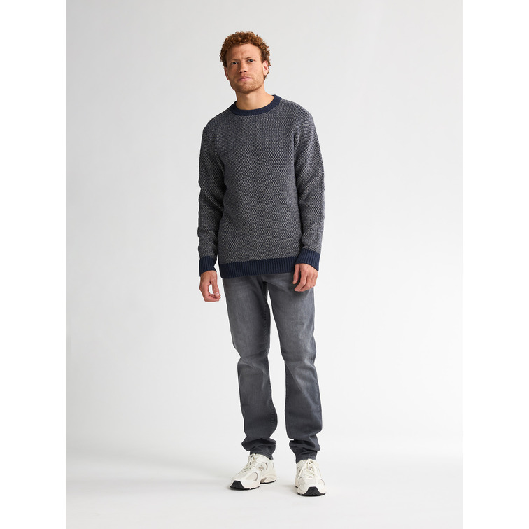 JERSEY HOMBRE  PETROL INDUSTRIES MEN KNITWEAR ROUND NECK BASIC