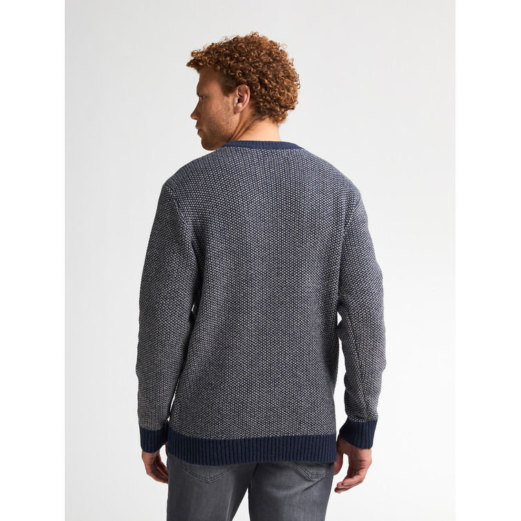 JERSEY HOMBRE  PETROL INDUSTRIES MEN KNITWEAR ROUND NECK BASIC