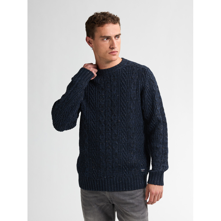 JERSEY HOMBRE  PETROL INDUSTRIES MEN KNITWEAR ROUND NECK BASIC