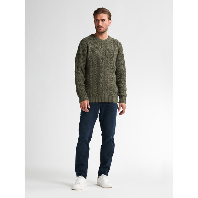 JERSEY HOMBRE  PETROL INDUSTRIES MEN KNITWEAR ROUND NECK BASIC