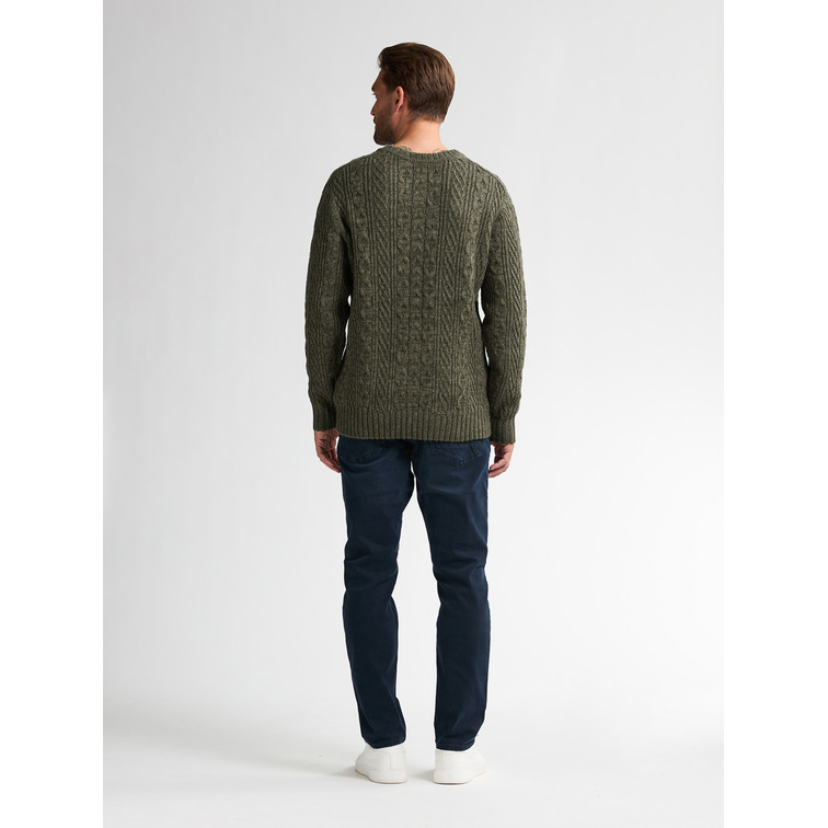 JERSEY HOMBRE  PETROL INDUSTRIES MEN KNITWEAR ROUND NECK BASIC