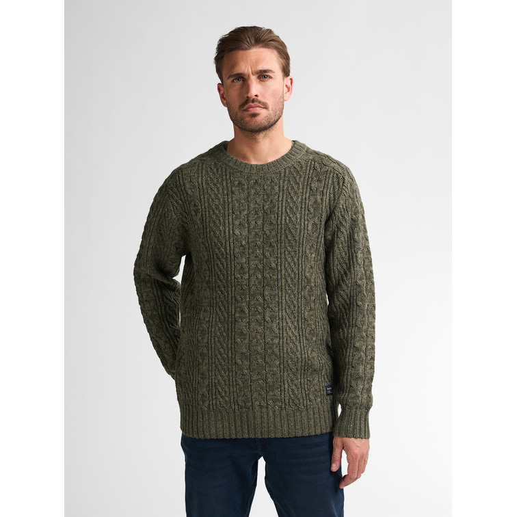 JERSEY HOMBRE  PETROL INDUSTRIES MEN KNITWEAR ROUND NECK BASIC
