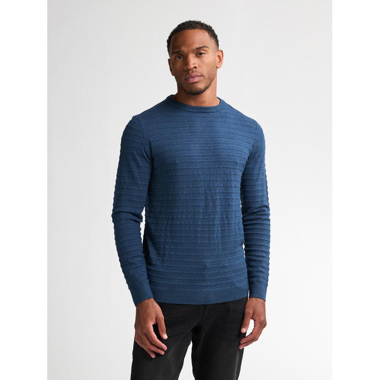 JERSEY HOMBRE  PETROL INDUSTRIES MEN KNITWEAR ROUND NECK BASIC