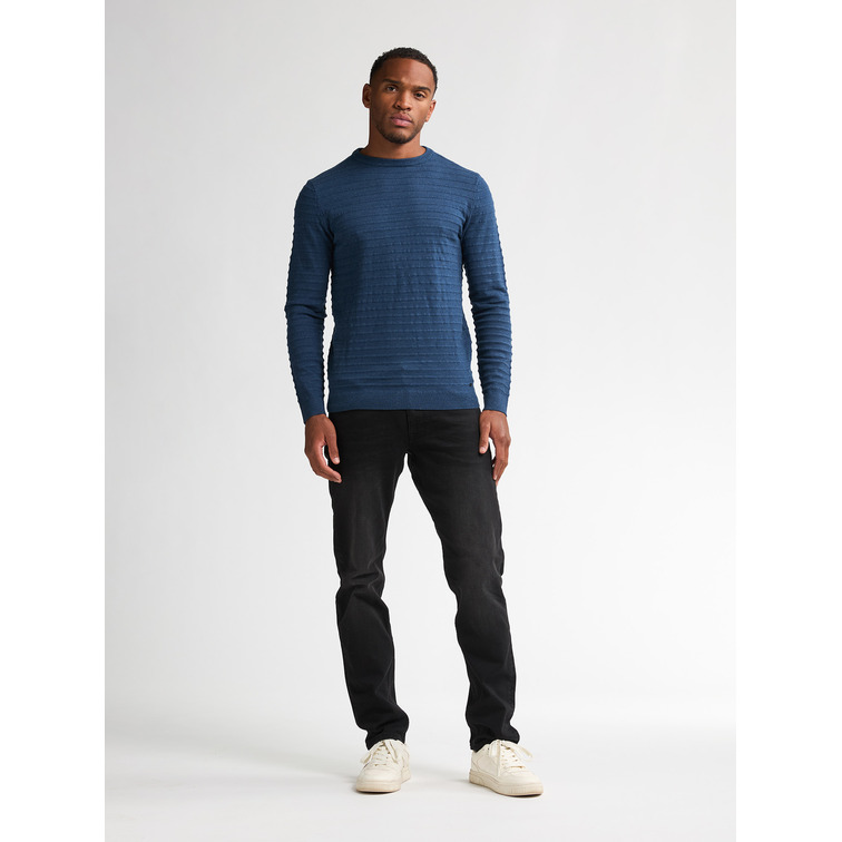 JERSEY HOMBRE  PETROL INDUSTRIES MEN KNITWEAR ROUND NECK BASIC