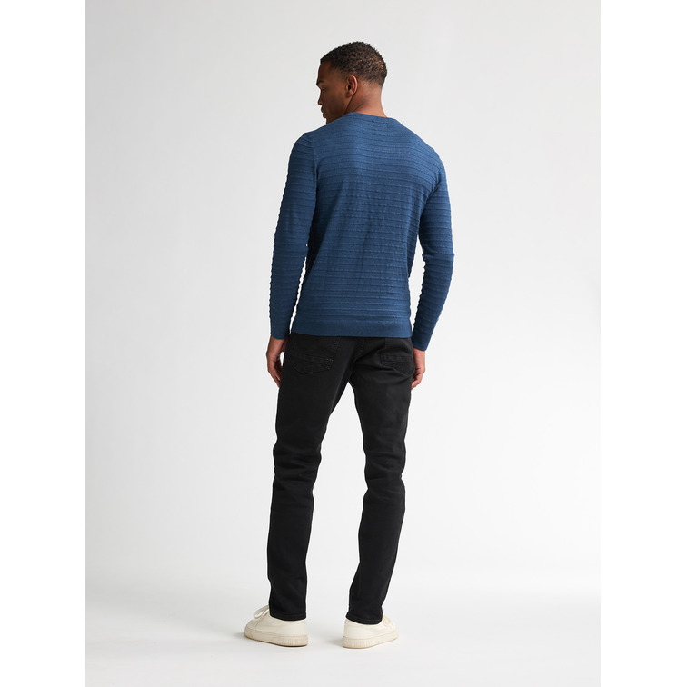 JERSEY HOMBRE  PETROL INDUSTRIES MEN KNITWEAR ROUND NECK BASIC