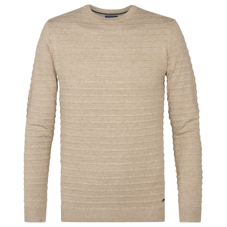 JERSEY HOMBRE  PETROL INDUSTRIES MEN KNITWEAR ROUND NECK BASIC