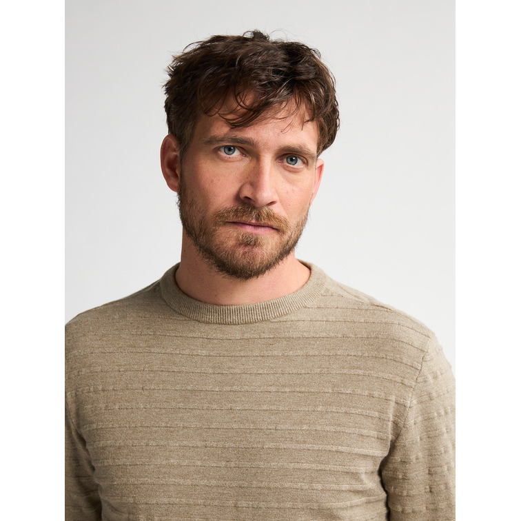 JERSEY HOMBRE  PETROL INDUSTRIES MEN KNITWEAR ROUND NECK BASIC