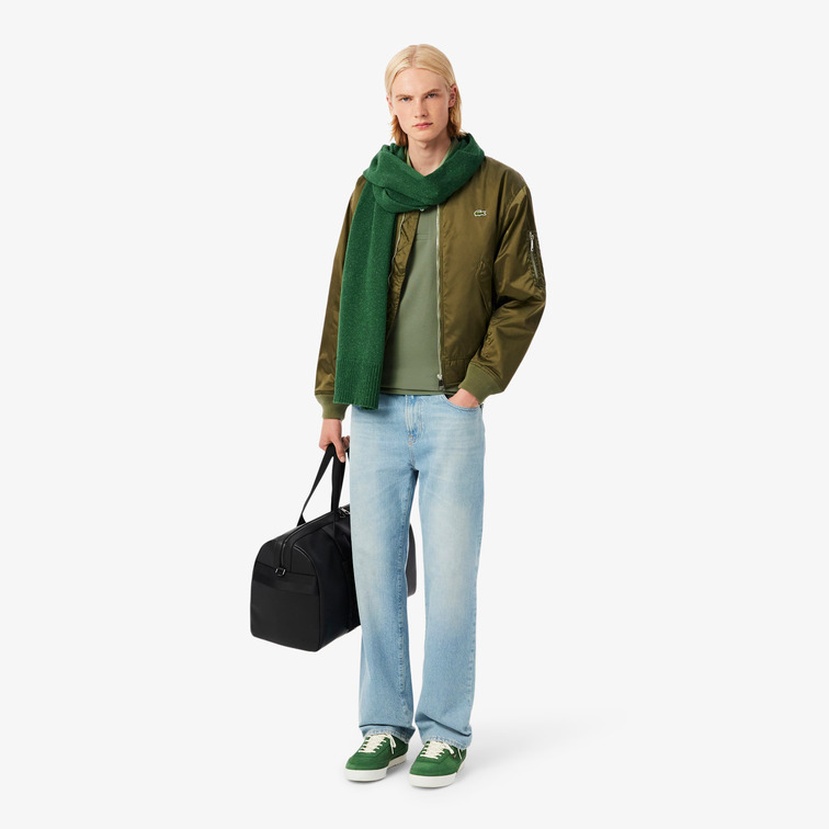 POLO HOMBRE  LACOSTE CHEMISE COL BORD-COTES MANCHES
