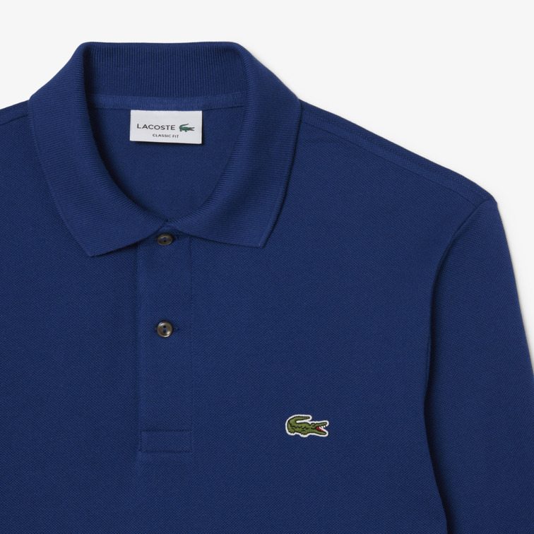 POLO HOMBRE  LACOSTE CHEMISE COL BORD-COTES MANCHES