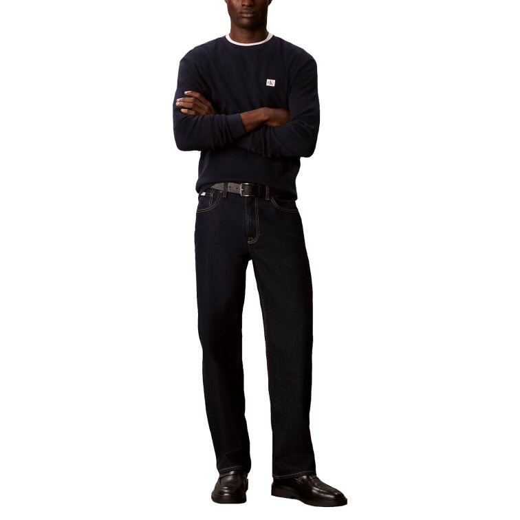 CAMISETA HOMBRE  CALVIN KLEIN LS MICROWAFFLE HERITAGE LBL TE