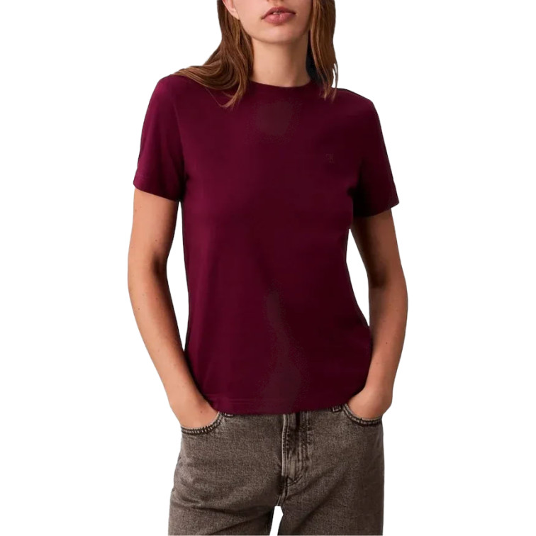 MUJER W SS MONOGRAM CREW TEE 2E5