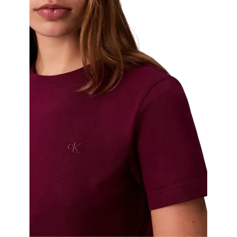 MUJER W SS MONOGRAM CREW TEE 2E5