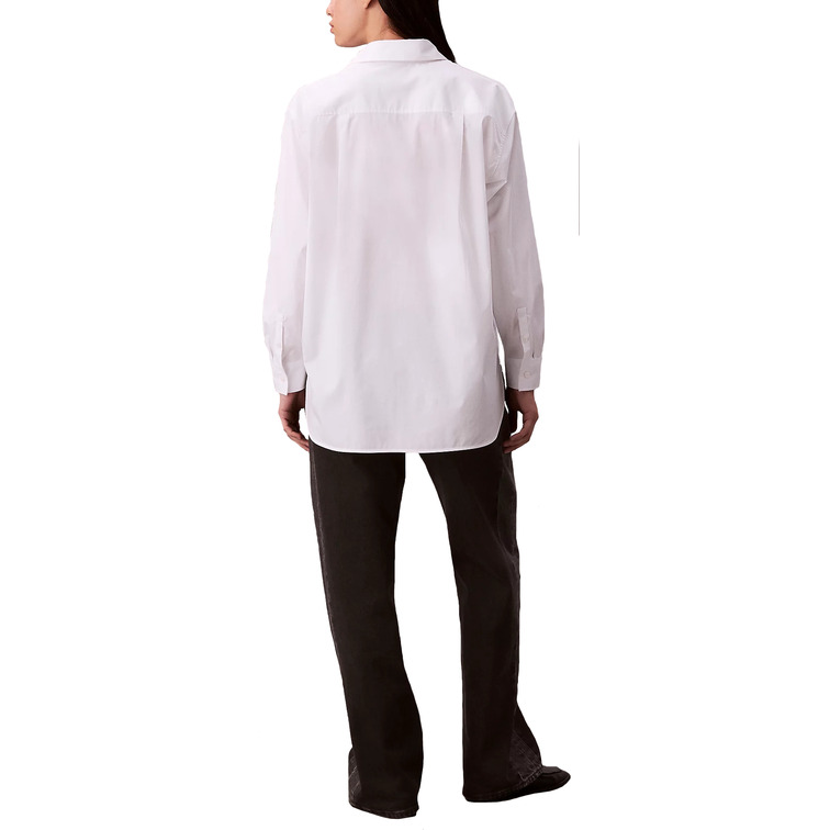 CAMISA MUJER  CALVIN KLEIN W POPLIN RELAXED SHIRT