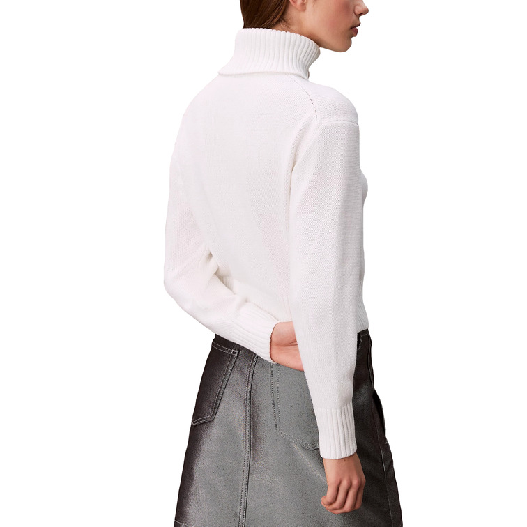 JERSEY MUJER CALVIN KLEIN DE CHENILLA CON CUELLO VUELTO