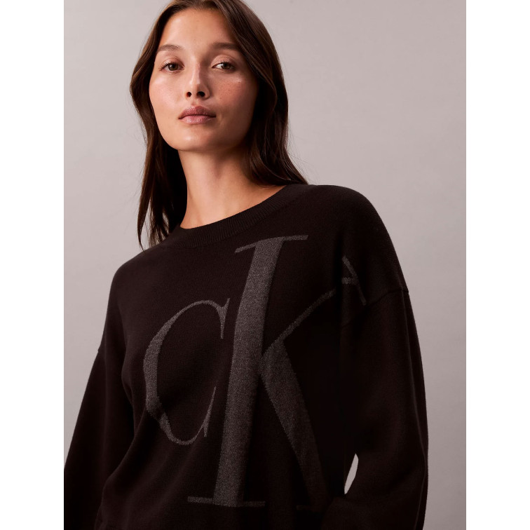 JERSEY MUJER  CALVIN KLEIN W LONG SLEEVE SMOOTH COTTON CK
